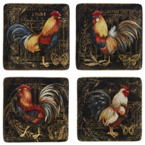 Rooster dishes outlet vintage